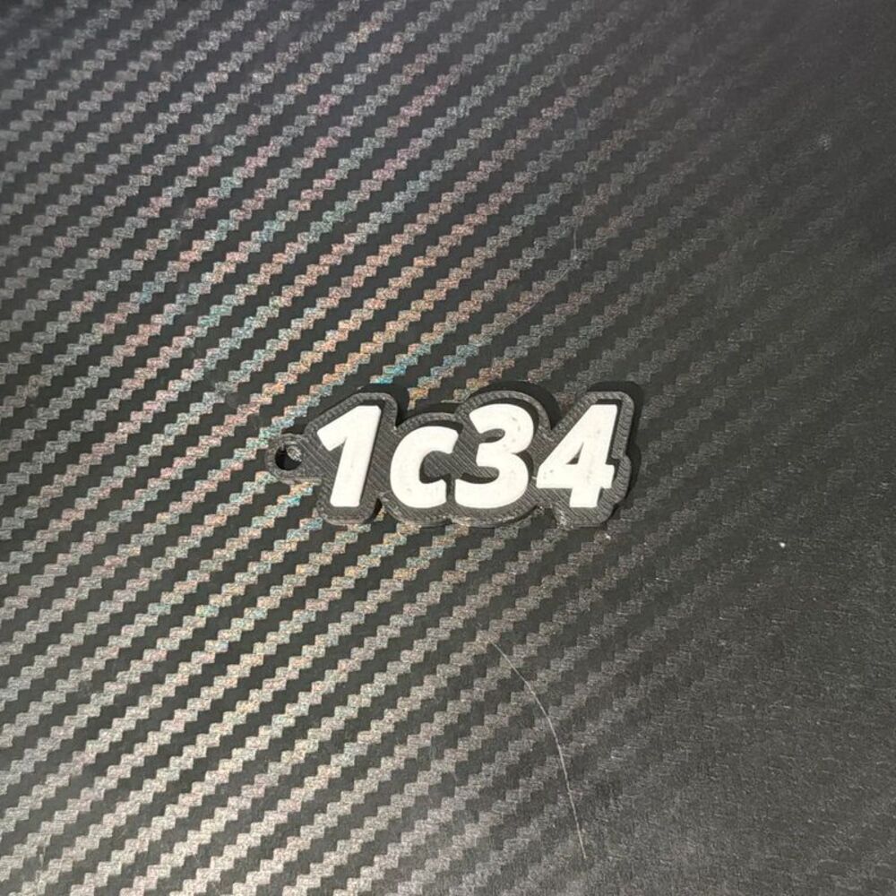 ‘1C34’ Xaviersobased keychain